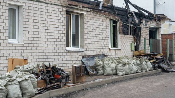 Professional Fire Damage Removal technician working in Beallsville, MD